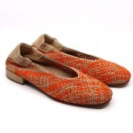 Softwaves ballerine orange gevlochten 9.15.01